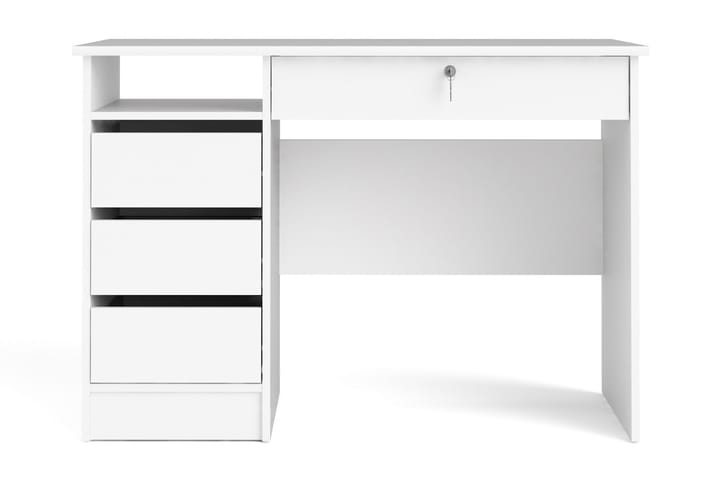 Kirjoituspöytä Falksa 109 cm - Valkoinen - Kirjoituspöytä - Tietokonepöytä