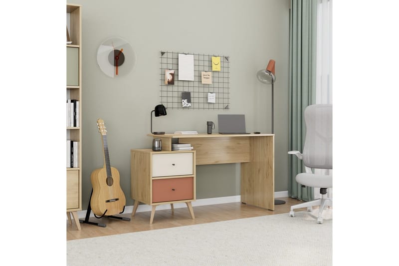 Kirjoituspöytä Felyra Monivärinen - Monivärinen - Huonekalut - Pöytä & ruokailuryhmä - Työpöytä - Tietokonepöytä