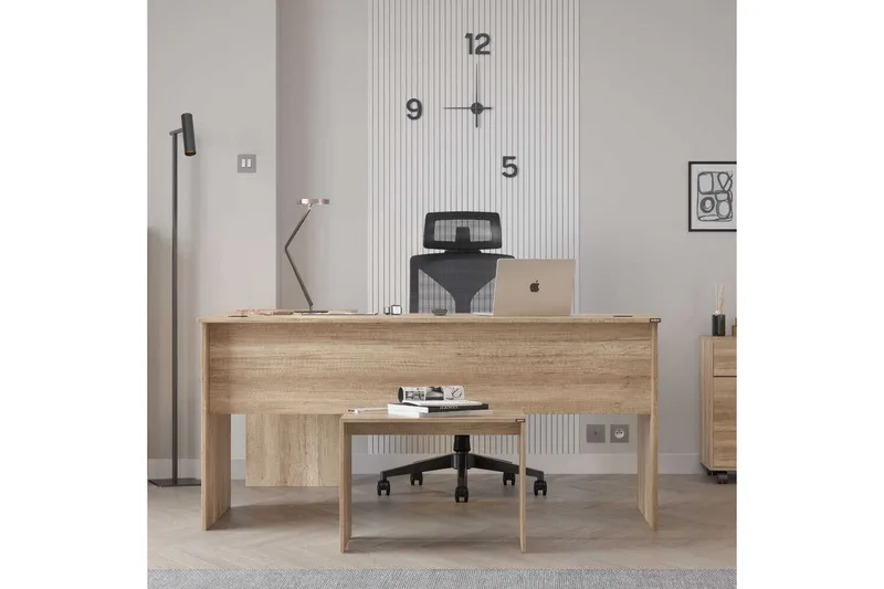 Kirjoituspöytä Focus Vaalea Pähkinäpuu - Vaalea Pähkinäpuu - Huonekalut - Pöytä & ruokailuryhmä - Työpöytä - Tietokonepöytä