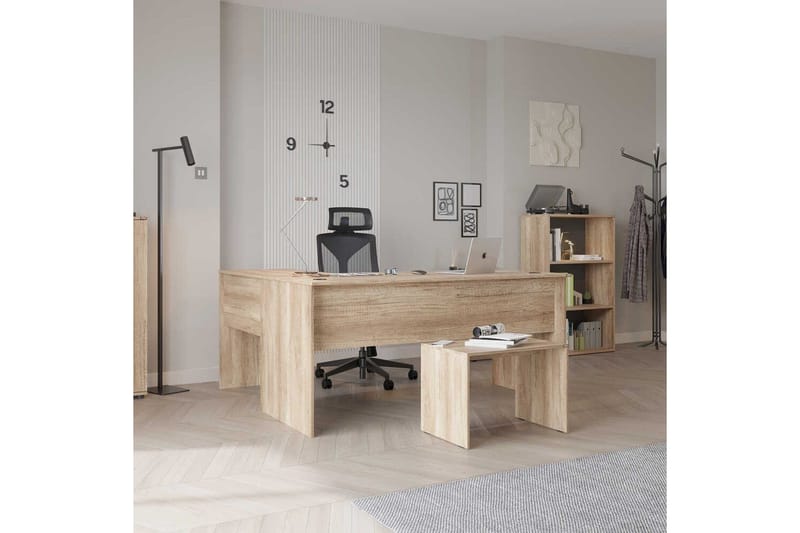 Kirjoituspöytä Focus Vaalea Pähkinäpuu - Vaalea Pähkinäpuu - Huonekalut - Pöytä & ruokailuryhmä - Työpöytä - Tietokonepöytä