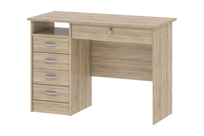 Function-kirjoituspöytä 109 cm säilytyksellä (laatikot + hylly), undefined