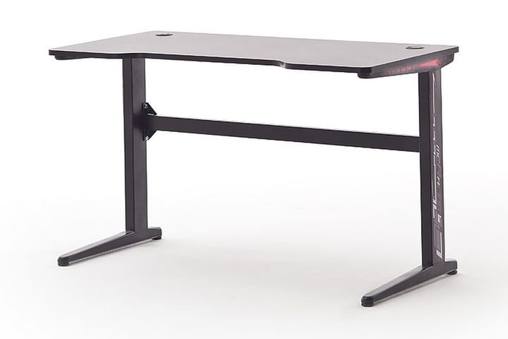 Gaming Kirjoituspöytä Banson Basic 2 120 cm - Musta - Tietokonepöytä
 - Kirjoituspöytä