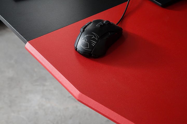 Gaming Kirjoituspöytä Fother 140 cm - Punainen/Musta/Metalli - Tietokonepöytä
 - Kirjoituspöytä