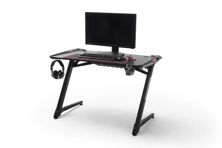 Gaming Kirjoituspöytä Ingleby 1 120 cm - Musta - Tietokonepöytä
 - Kirjoituspöytä