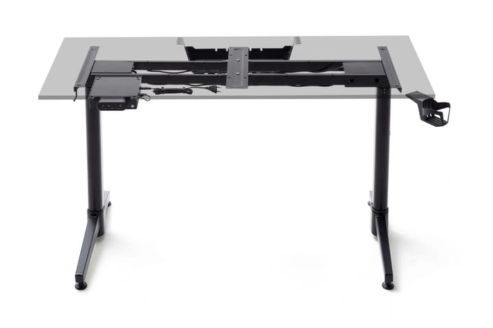 Gaming Kirjoituspöytä Ingleby 7 Korkeussäätö 140 cm T-Kehys - Musta - Tietokonepöytä
 - Sähköpöytä & säädettävä työpöytä - Kirjoituspöytä