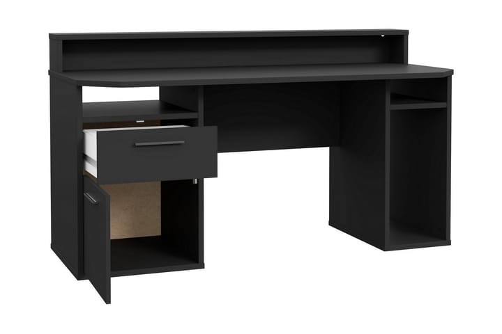 Gaming Kirjoituspöytä Kilcott 160 cm - Musta - Tietokonepöytä
 - Kirjoituspöytä