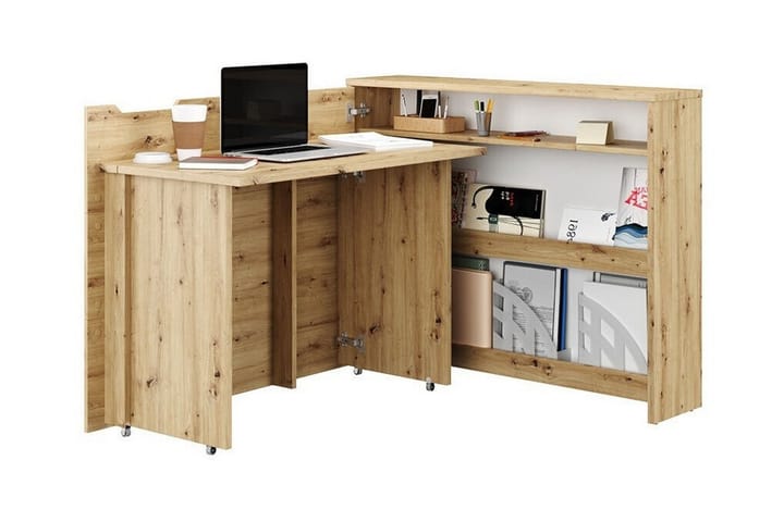 Kirjoituspöytä Grianan 136 cm - Ruskea - Tietokonepöytä
 - Kirjoituspöytä
