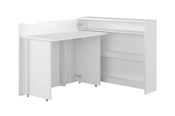 Kirjoituspöytä Grianan 136 cm - Valkoinen - Tietokonepöytä
 - Kirjoituspöytä