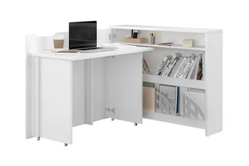 Grianan Skrivbord 136 cm White - Huonekalut - Pöytä & ruokailuryhmä - Työpöytä - Kirjoituspöytä - Kulmakirjoituspöytä