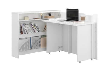 Grianan Skrivbord 136 cm White - Huonekalut - Pöytä & ruokailuryhmä - Työpöytä - Kirjoituspöytä - Kulmakirjoituspöytä