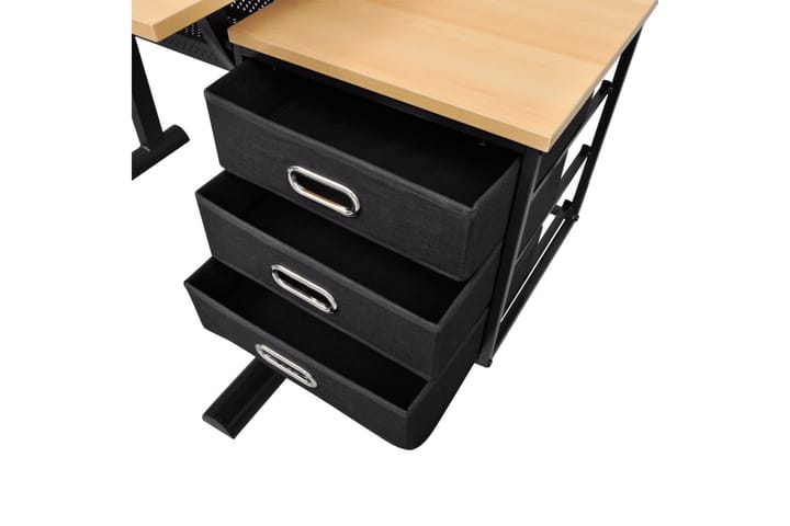 Kallistettava Piirustuspöytä Jakkaralla - Ruskea - Tietokonepöytä
 - Kirjoituspöytä