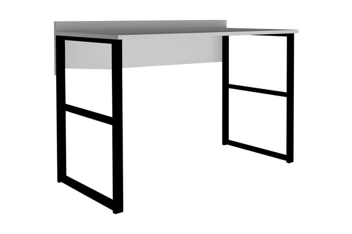 Kirjoituspöytä Kayran 120 cm - Valkoinen/Musta - Kirjoituspöytä - Tietokonepöytä