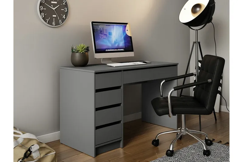 Kintore Skrivbord 120 cm Anthracite - Huonekalut - Pöytä & ruokailuryhmä - Työpöytä - Kirjoituspöytä