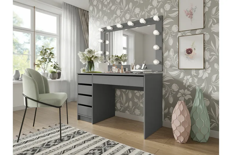 Kintore Skrivbord 120 cm Anthracite - Huonekalut - Pöytä & ruokailuryhmä - Työpöytä - Kirjoituspöytä