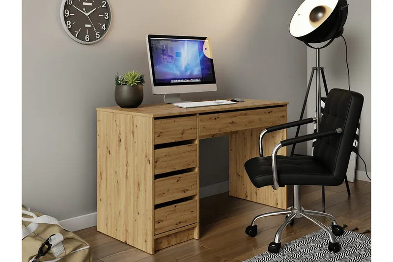 Kintore Skrivbord 120 cm NO_BRAND Brown - Huonekalut - Pöytä & ruokailuryhmä - Työpöytä - Kirjoituspöytä