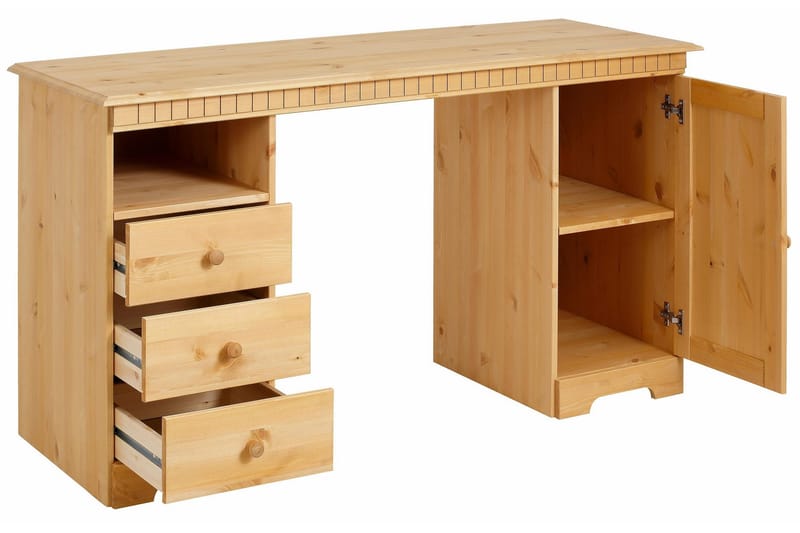 Kirjoituslipasto Lidwina 140 cm - Ruskea - Huonekalut - Pöytä & ruokailuryhmä - Työpöytä - Kirjoituspöytä