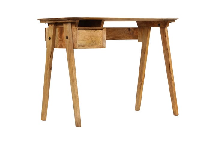 Kirjoituspöytä 110x50x76 cm täysi mangopuu - Ruskea - Tietokonepöytä
 - Kirjoituspöytä