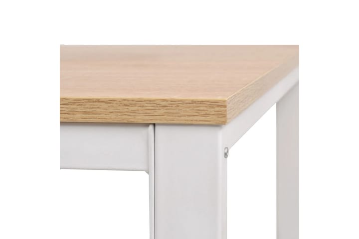 Kirjoituspöytä 120x60x75 cm tammi ja valkoinen - Ruskea - Tietokonepöytä
 - Kirjoituspöytä