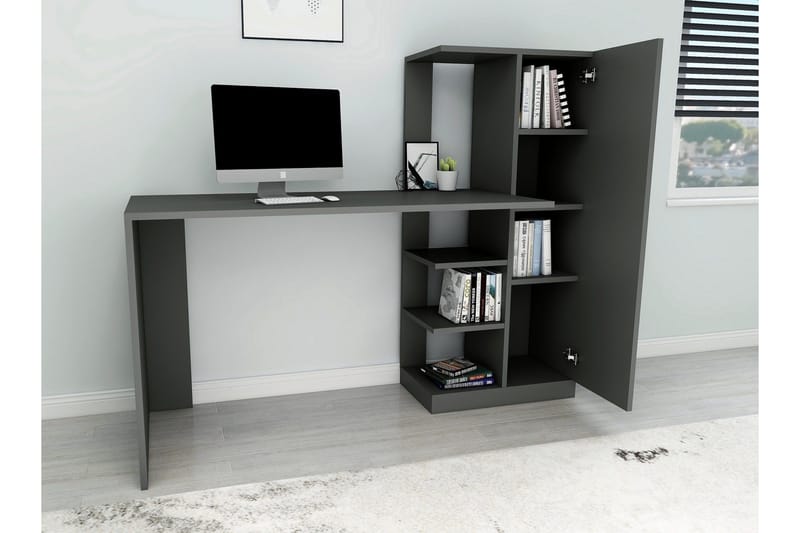 Kirjoituspöytä Andocester 120 cm - Antrasiitti - Huonekalut - Pöytä & ruokailuryhmä - Työpöytä - Kirjoituspöytä