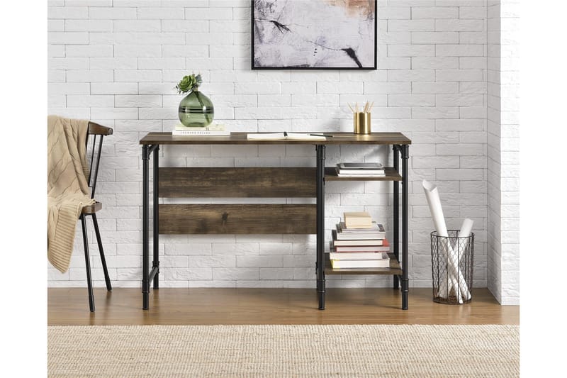 Kirjoituspöytä Bradford 120 cm Tummanruskea, Queer Eye