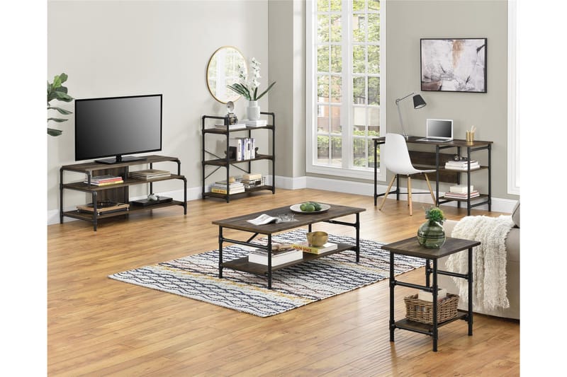 Kirjoituspöytä Bradford 120 cm Tummanruskea - Queer Eye - Huonekalut - Pöytä & ruokailuryhmä - Työpöytä - Kirjoituspöytä