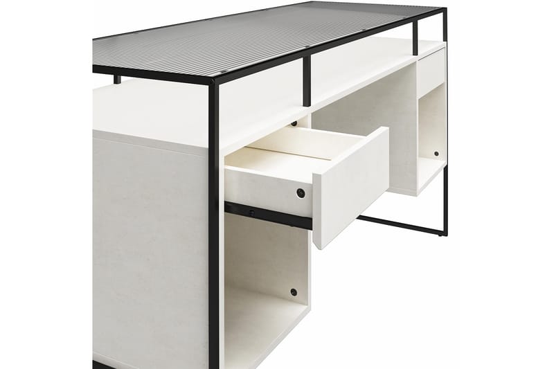 Kirjoituspöytä Bradford 139 cm Harmaa - Queer Eye - Huonekalut - Pöytä & ruokailuryhmä - Työpöytä - Kirjoituspöytä