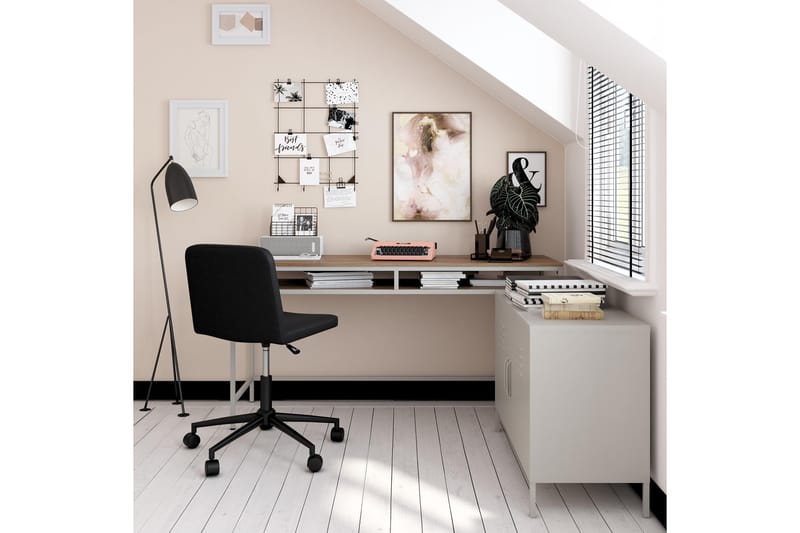 Kirjoituspöytä Bradford 153 cm Beige - Dorel Home - Huonekalut - Pöytä & ruokailuryhmä - Työpöytä
 - Kirjoituspöytä