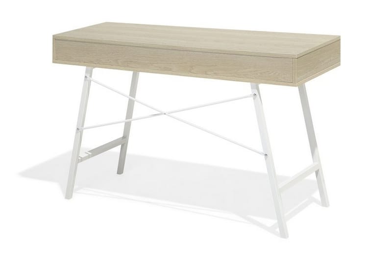 Kirjoituspöytä Bromide 120 cm Säilytys Hylly+2 laatikkoa - Puu/Luonnonväri - Huonekalut - Pöytä & ruokailuryhmä - Työpöytä
 - Kirjoituspöytä
