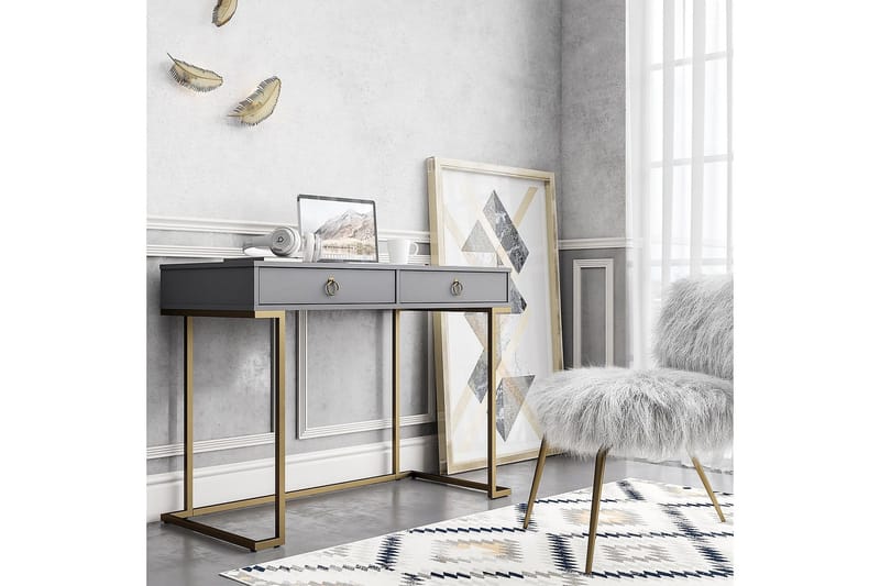 Kirjoituspöytä Camila 106 cm Säilytys 2 laatikkoa - CosmoLiving - Huonekalut - Pöytä & ruokailuryhmä - Työpöytä - Kirjoituspöytä