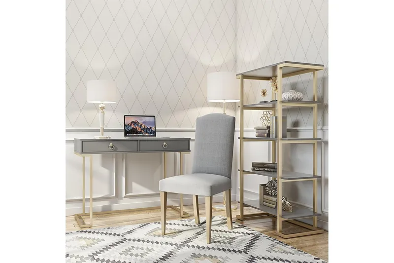 Kirjoituspöytä Camila 106 cm Säilytys 2 laatikkoa - CosmoLiving - Huonekalut - Pöytä & ruokailuryhmä - Työpöytä
 - Kirjoituspöytä