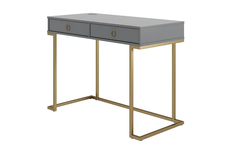 Kirjoituspöytä Camila 106 cm Säilytys 2 laatikkoa - CosmoLiving - Huonekalut - Pöytä & ruokailuryhmä - Työpöytä - Kirjoituspöytä