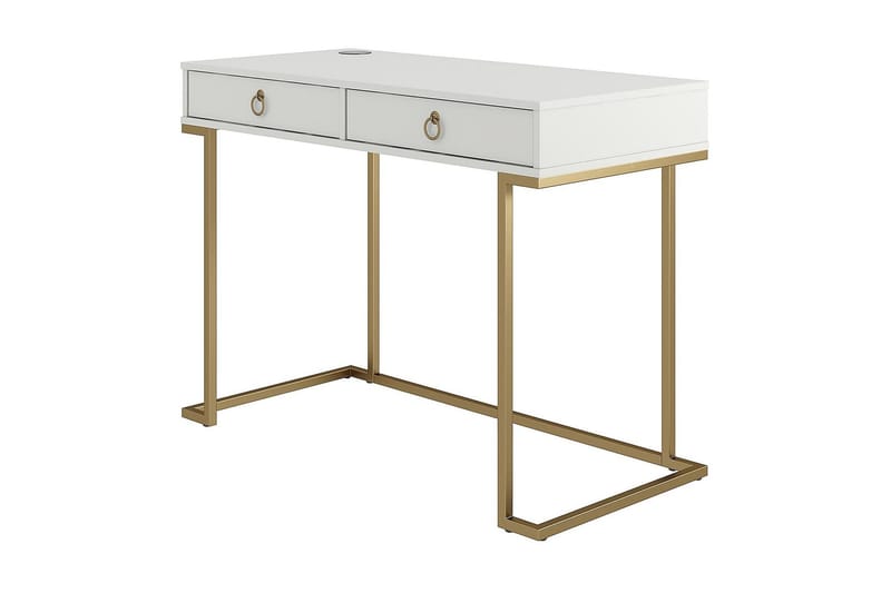 Kirjoituspöytä Camila 106 cm Valkoinen - CosmoLiving - Huonekalut - Pöytä & ruokailuryhmä - Työpöytä
 - Kirjoituspöytä