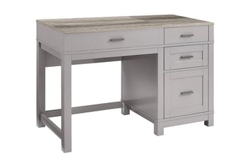 Kirjoituspöytä Carver 120 cm Harmaa - Dorel Home - Huonekalut - Pöytä & ruokailuryhmä - Työpöytä - Kirjoituspöytä