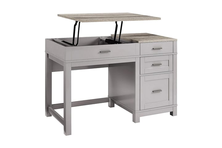 Kirjoituspöytä Carver 120 cm Harmaa - Dorel Home - Sähköpöytä & säädettävä työpöytä - Kirjoituspöytä - Tietokonepöytä