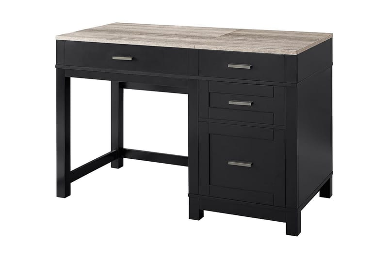 Kirjoituspöytä Carver 120 cm Musta - Dorel Home - Huonekalut - Pöytä & ruokailuryhmä - Työpöytä - Kirjoituspöytä