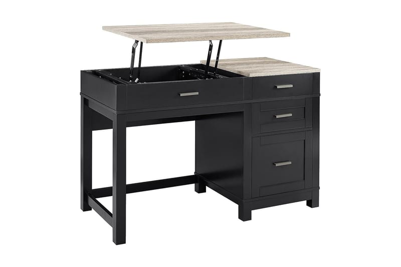 Kirjoituspöytä Carver 120 cm Musta - Dorel Home - Huonekalut - Pöytä & ruokailuryhmä - Työpöytä - Kirjoituspöytä