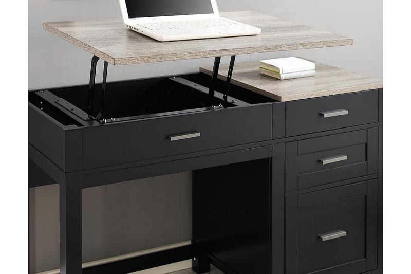Kirjoituspöytä Carver 120 cm Musta - Dorel Home - Huonekalut - Pöytä & ruokailuryhmä - Työpöytä - Kirjoituspöytä