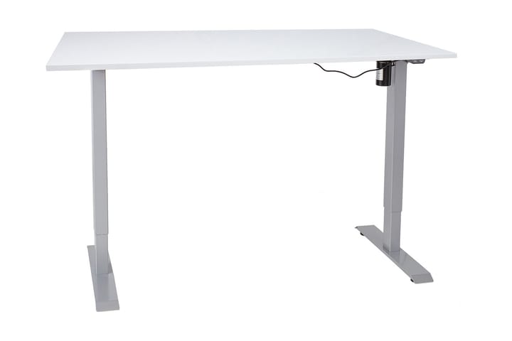 Kirjoituspöytä Cogito 1 140 cm Korkeussäätö Sähkö - Harmaanvalkoinen - Tietokonepöytä
 - Sähköpöytä & säädettävä työpöytä - Kirjoituspöytä