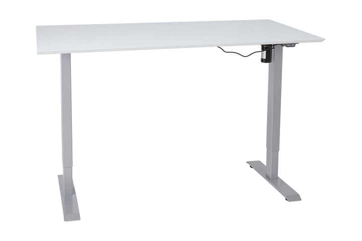 Kirjoituspöytä Cogito 1 160 cm Korkeussäätö Sähkö - Harmaanvalkoinen - Sähköpöytä & säädettävä työpöytä - Tietokonepöytä
 - Kirjoituspöytä