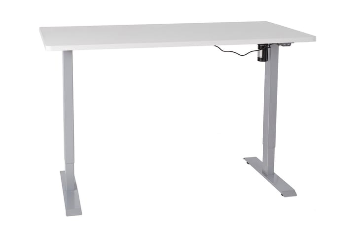Kirjoituspöytä Cogito 140 cm Korkeussäätö - Harmaa/Valkoinen - Sähköpöytä & säädettävä työpöytä - Tietokonepöytä
 - Kirjoituspöytä