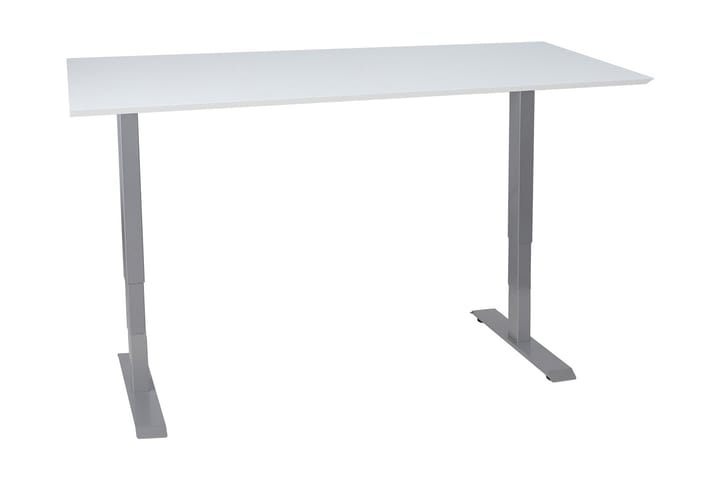 Kirjoituspöytä Cogito 2 160 cm Korkeussäätö - Valkoinen/Harmaa - Sähköpöytä & säädettävä työpöytä - Tietokonepöytä
 - Kirjoituspöytä