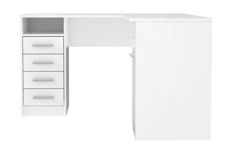 Kirjoituspöytä Cromarty 125 cm - Valkoinen - Huonekalut - Pöytä & ruokailuryhmä - Työpöytä
 - Kirjoituspöytä - Kulmakirjoituspöytä