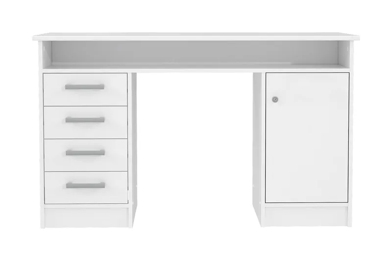 Kirjoituspöytä Cromarty 125 cm - Valkoinen - Huonekalut - Pöytä & ruokailuryhmä - Työpöytä - Kirjoituspöytä