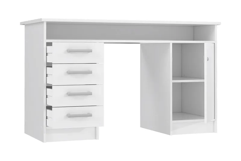 Kirjoituspöytä Cromarty 125 cm - Valkoinen - Huonekalut - Pöytä & ruokailuryhmä - Työpöytä - Kirjoituspöytä