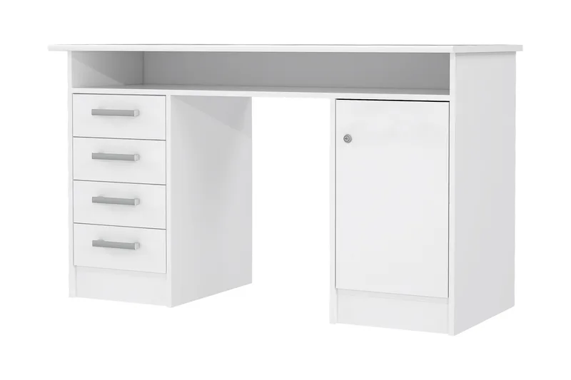 Kirjoituspöytä Cromarty 125 cm - Valkoinen - Huonekalut - Pöytä & ruokailuryhmä - Työpöytä - Kirjoituspöytä