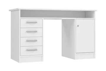 Kirjoituspöytä Cromarty 125 cm - Valkoinen - Huonekalut - Pöytä & ruokailuryhmä - Työpöytä - Kirjoituspöytä