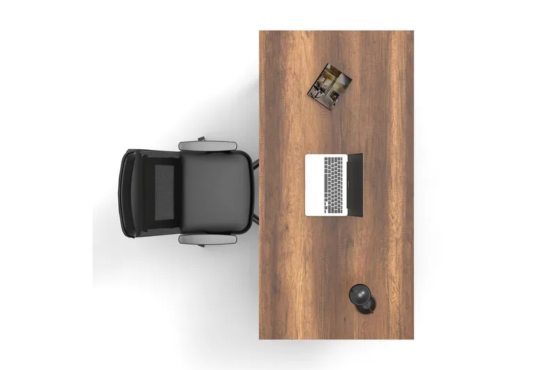 Kirjoituspöytä Dewat 180 cm - Tiikki - Huonekalut - Pöytä & ruokailuryhmä - Työpöytä - Kirjoituspöytä