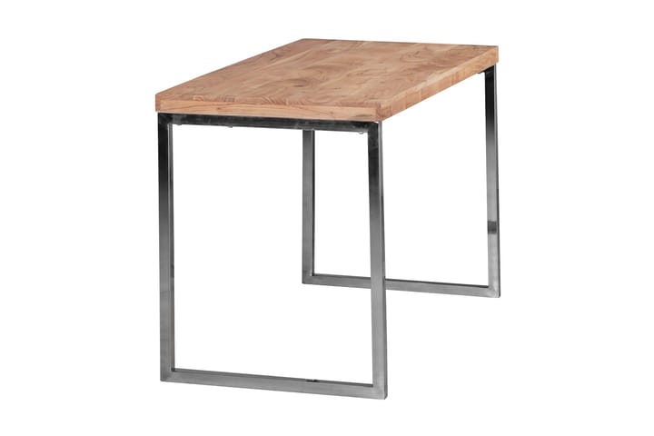 Kirjoituspöytä Feehrer 120 cm - Akaasia/Kromi - Tietokonepöytä
 - Kirjoituspöytä