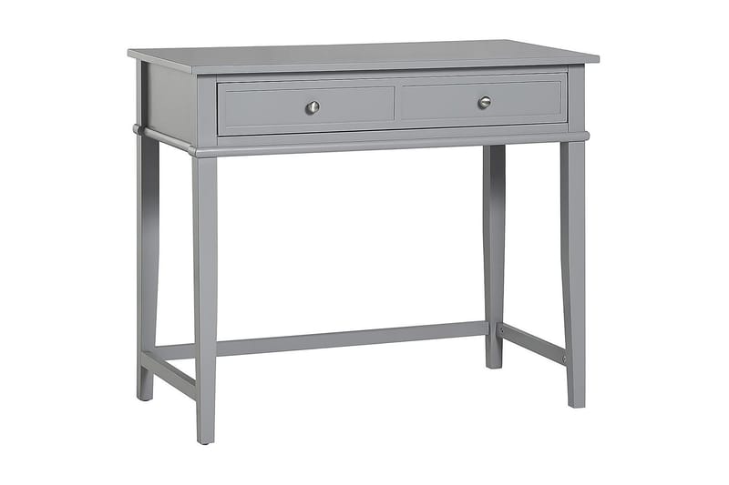 Kirjoituspöytä Franklin 90 cm Säilytyksellä Laatikko Harmaa - Dorel Home - Huonekalut - Pöytä & ruokailuryhmä - Työpöytä - Kirjoituspöytä
