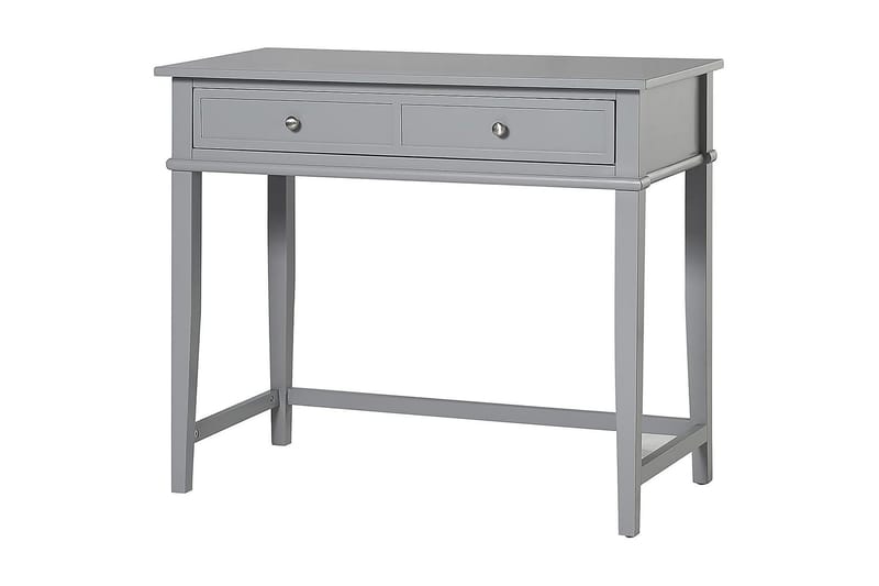 Kirjoituspöytä Franklin 90 cm Säilytyksellä Laatikko Harmaa - Dorel Home - Huonekalut - Pöytä & ruokailuryhmä - Työpöytä - Kirjoituspöytä